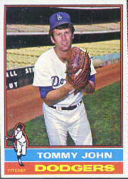1976 Topps Baseball Cards      416     Tommy John